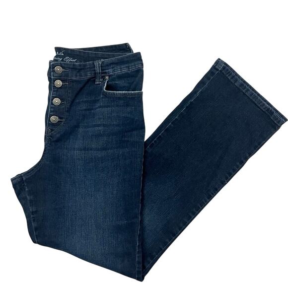 Gloria Vanderbilt Denim - Gloria Vanderbilt Hi-rise Button Fly Bootcut Jeans Women’s Sz 14 Stretch